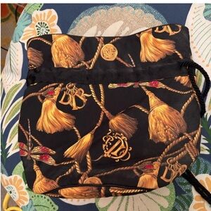 Christian Dior Vintage Pattern Bag Colorful Iconic Bag Attention Getting Bsg